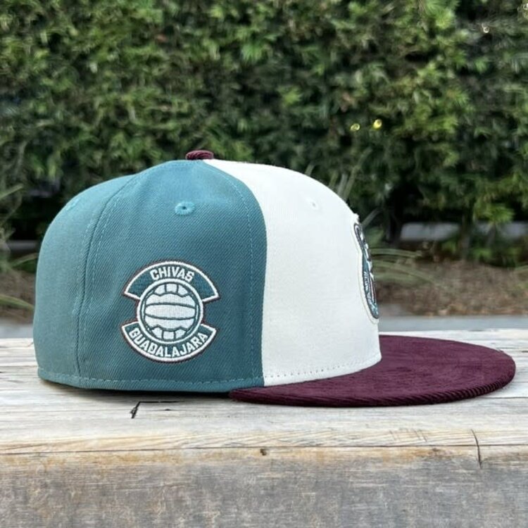 New Era LMX Chivas Ivory/Dark Green/Maroon Corduroy SP