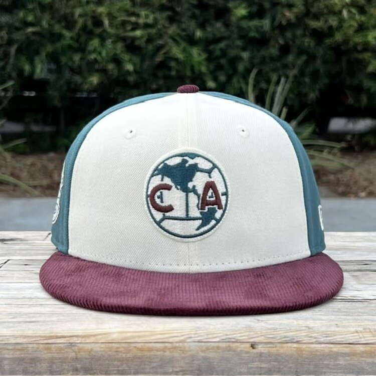 New Era LMX Club America Ivory/Dark Green/Maroon Corduroy SP
