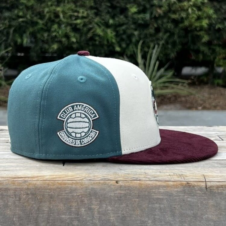 New Era LMX Club America Ivory/Dark Green/Maroon Corduroy SP