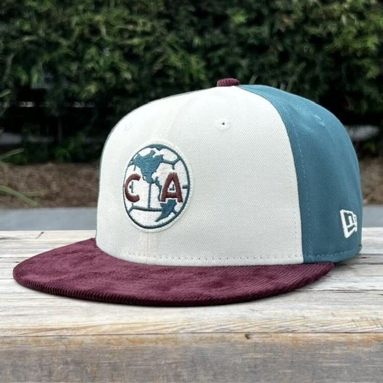 New Era LMX Club America Ivory/Dark Green/Maroon Corduroy SP