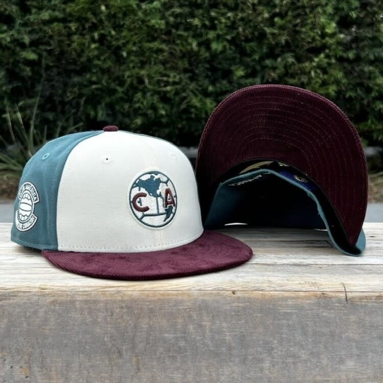 New Era LMX Club America Ivory/Dark Green/Maroon Corduroy SP