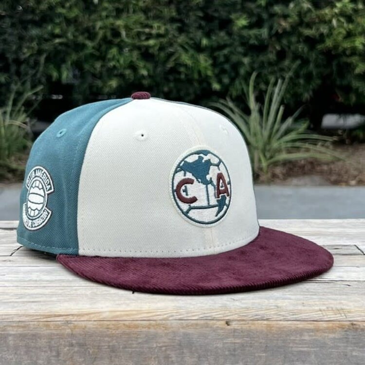New Era LMX Club America Ivory/Dark Green/Maroon Corduroy SP