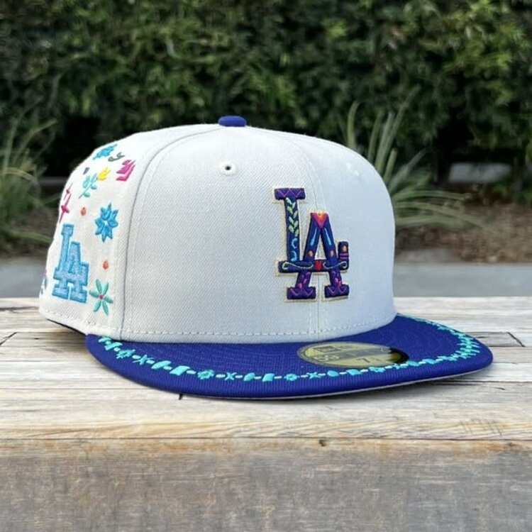 New Era LA Dodgers Stone/Royal LA Heritage Fitted