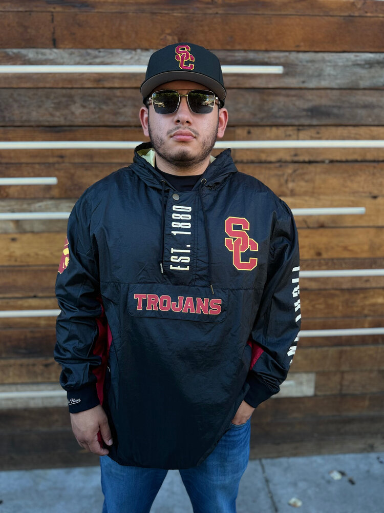 Mitchell and Ness USC Trojans M&N Team Origins 2.0 Anorak Windbreaker