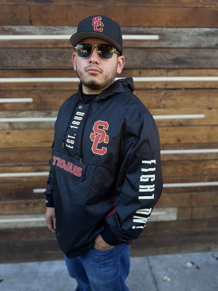 Mitchell and Ness USC Trojans M&N Team Origins 2.0 Anorak Windbreaker