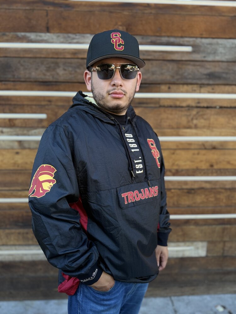 Mitchell and Ness USC Trojans M&N Team Origins 2.0 Anorak Windbreaker