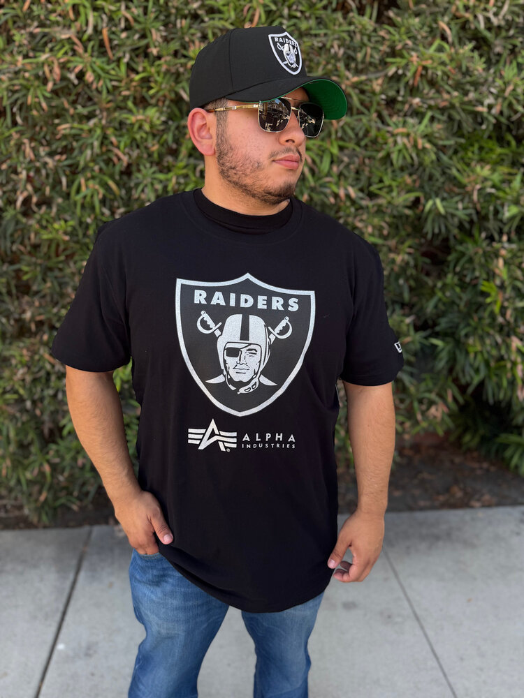 New Era Raiders NE M Alpha Black T-Shirt