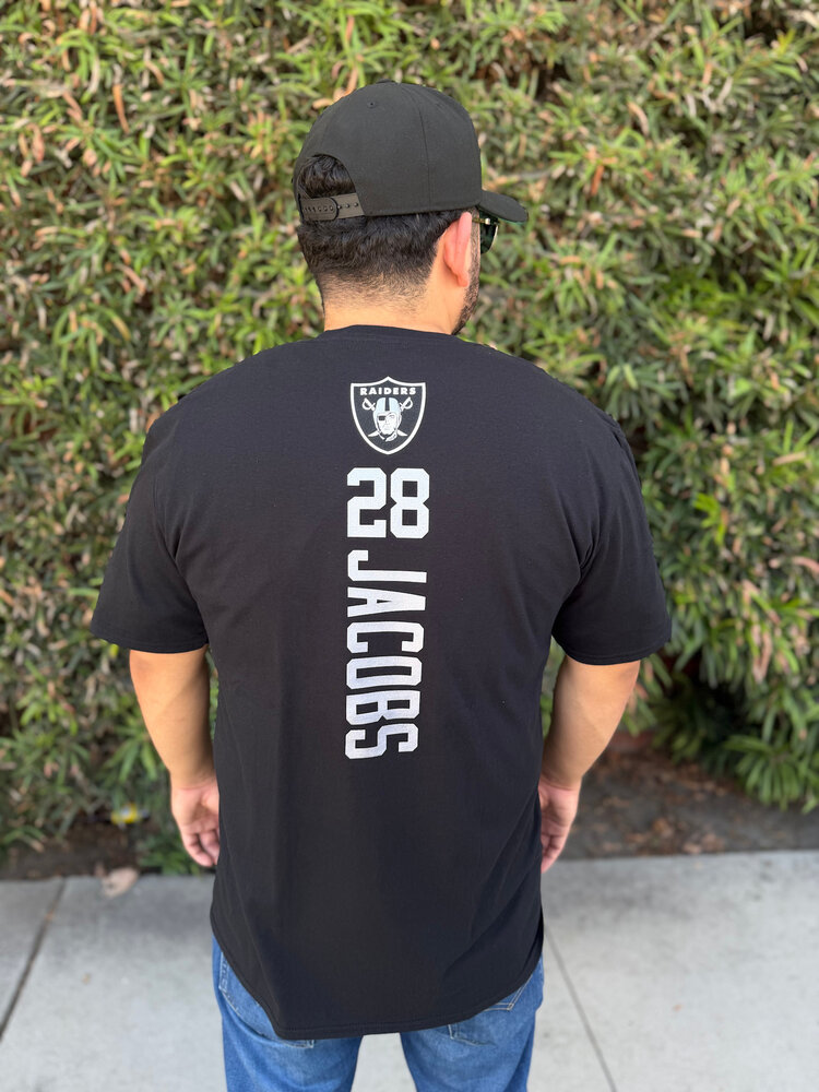 Fanatics Raiders M Josh Jacobs #28 Tee