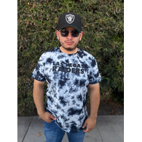 New Era Raiders NE M Black Ice Dye S/S Tee