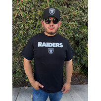 Majestic Raiders M Pick Six Tee Black