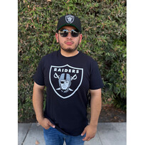 47 Brand Raiders M '47 Jet Black Imprint Super Rival Tee