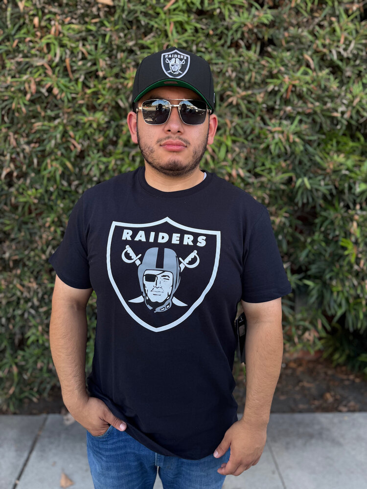 47 Brand Raiders M '47 Jet Black Imprint Super Rival Tee