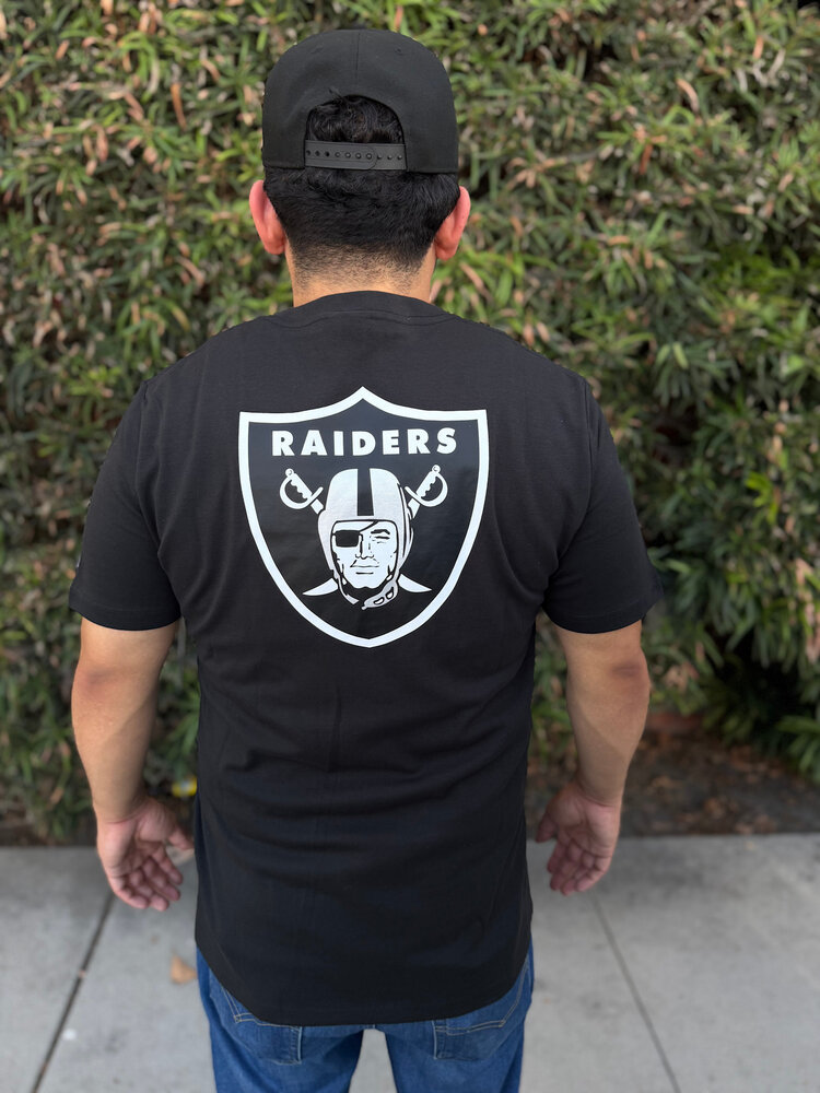 New Era Raiders Men's NE Block BW SS Tee