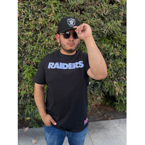 New Era Raiders Men's NE Block BW SS Tee