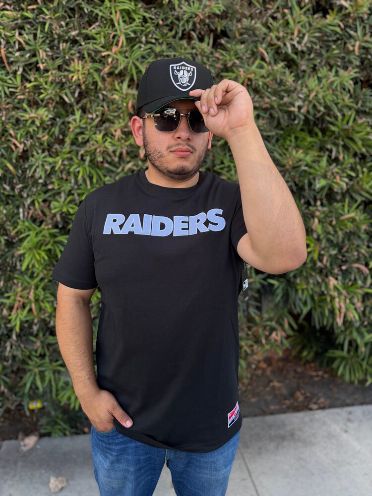 New Era Raiders Men's NE Block BW SS Tee