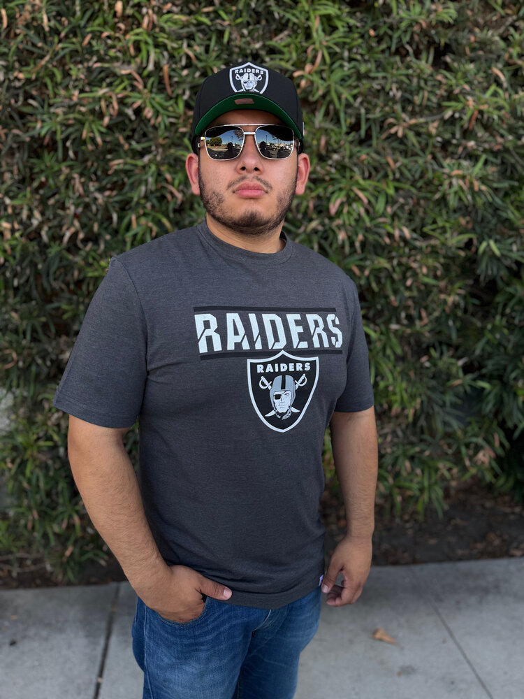 Majestic Raiders M Tee Flex Team Charcoal