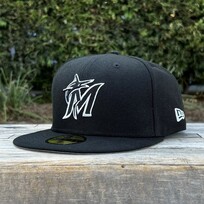 New Era Miami Marlins Black White