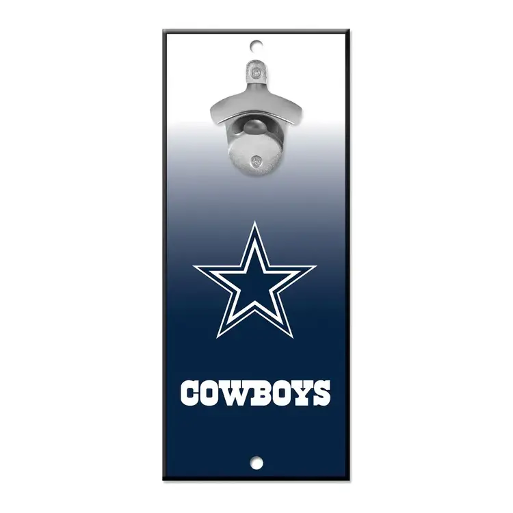 Wincraft Dallas Cowboys Bottle Opener Sign 5" x 11"