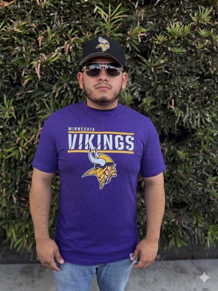 Majestic Vikings M Tee Flex Team Purple