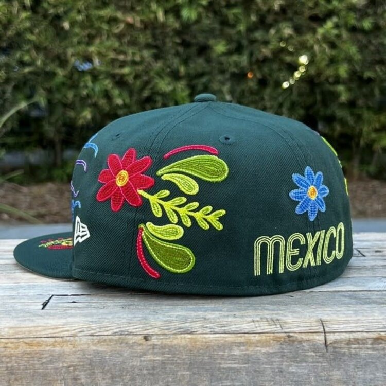 New Era Mexico Dark Green Mexican Heritage Fitted