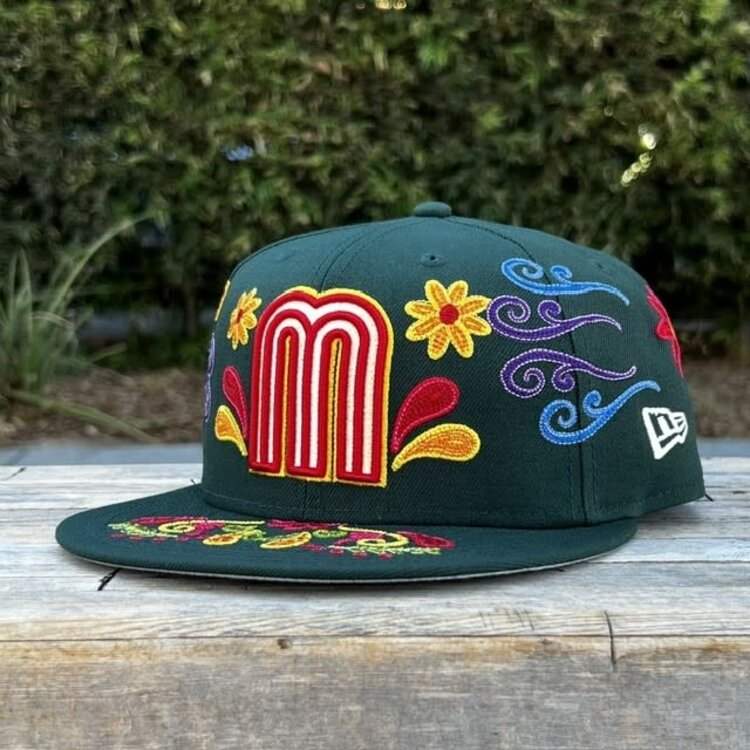 New Era Mexico Dark Green Mexican Heritage Fitted