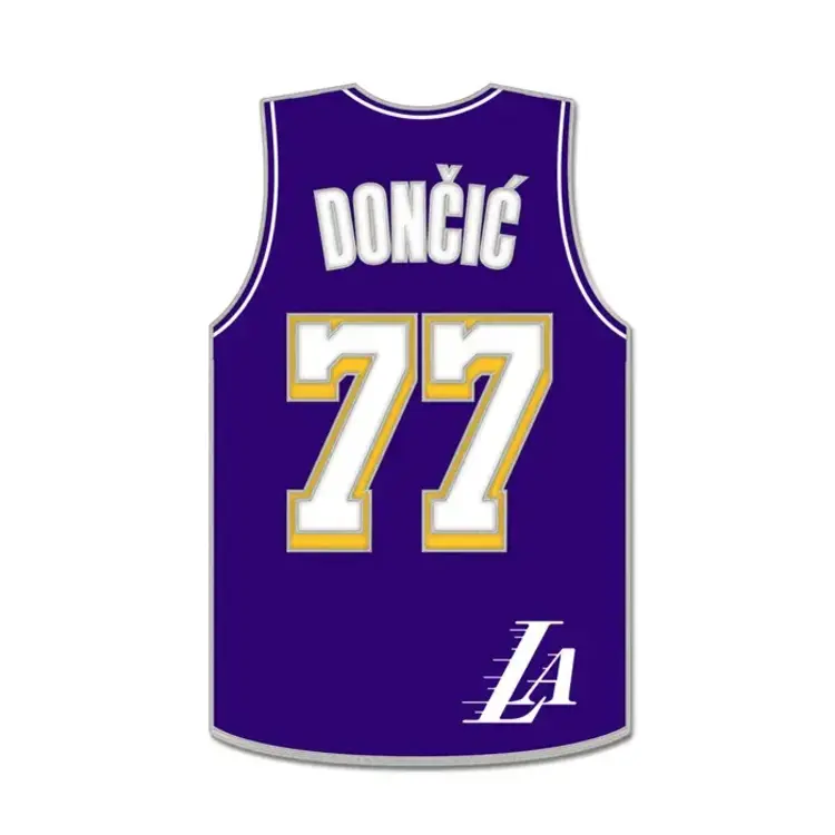 Wincraft NBA LA Lakers Luca Doncic Purple Jersey Pin