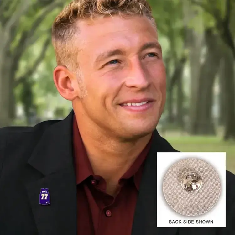 Wincraft NBA LA Lakers Luca Doncic Purple Jersey Pin