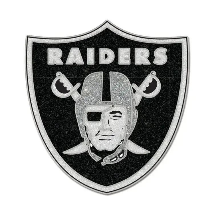 Wincraft Glitter Team Logo - NFL Raiders Pin