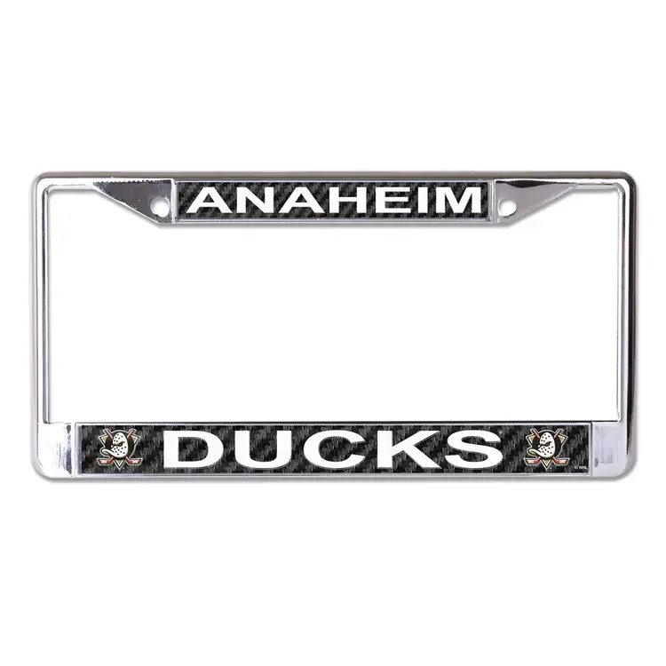 Wincraft Anaheim Ducks Chrome Carbon License Plate Frame