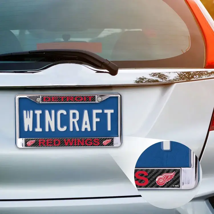 Wincraft Anaheim Ducks Chrome Carbon License Plate Frame
