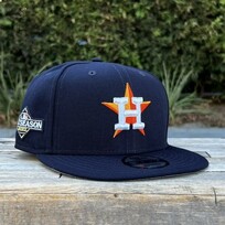 New Era Houston Astros 2023 Postseason Side Patch 950 Navy Snapback