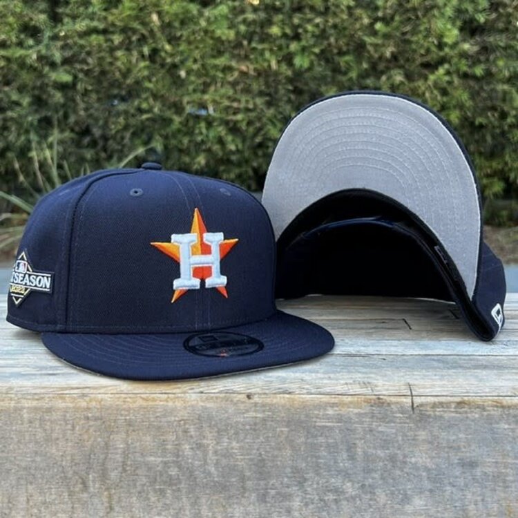 New Era Houston Astros 2023 Postseason Side Patch 950 Navy Snapback