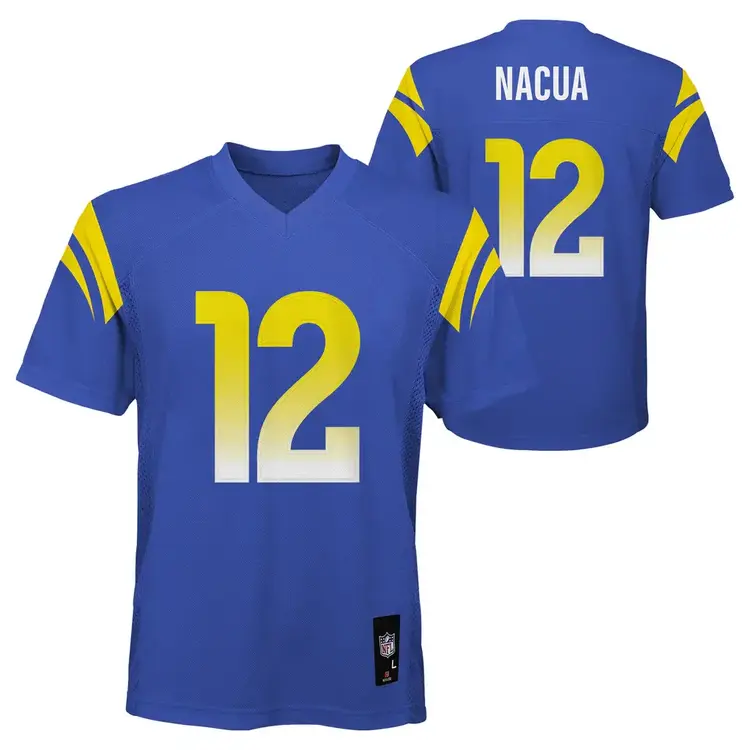 NFL NFL Youth Jerseys LA Rams Puka Nacua #12 Royal