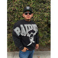 Mitchell and Ness NFL Raiders Men's M&N Fashion Fleece Crew