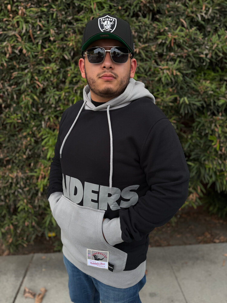 Mitchell and Ness Raiders M&N Men's Big Face 5.0 Hoodie