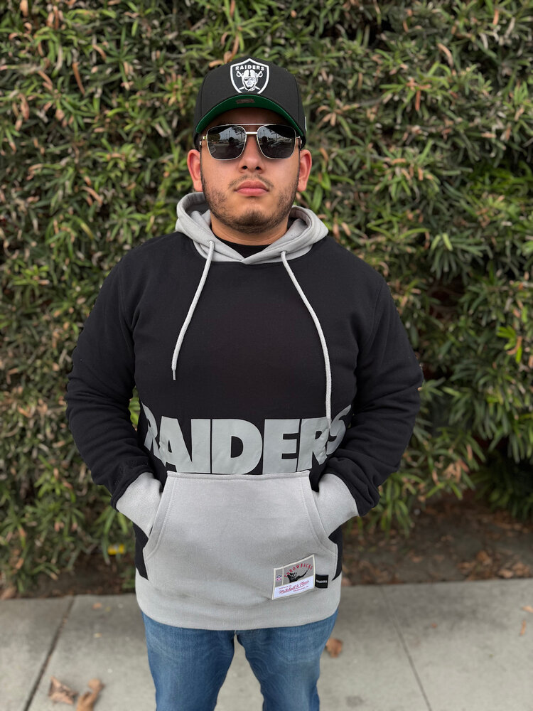Mitchell and Ness Raiders M&N Men's Big Face 5.0 Hoodie