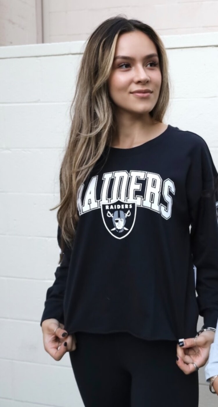 47 Brand Raiders '47 W Blk Parkway L/S