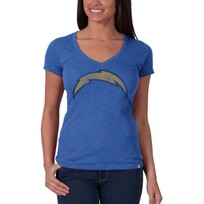47 Brand Chargers W '47a Scrum Team Logo V-Neck Lt. Blue