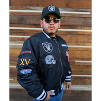 New Era Raiders Men's NE Black Alpha Jacket