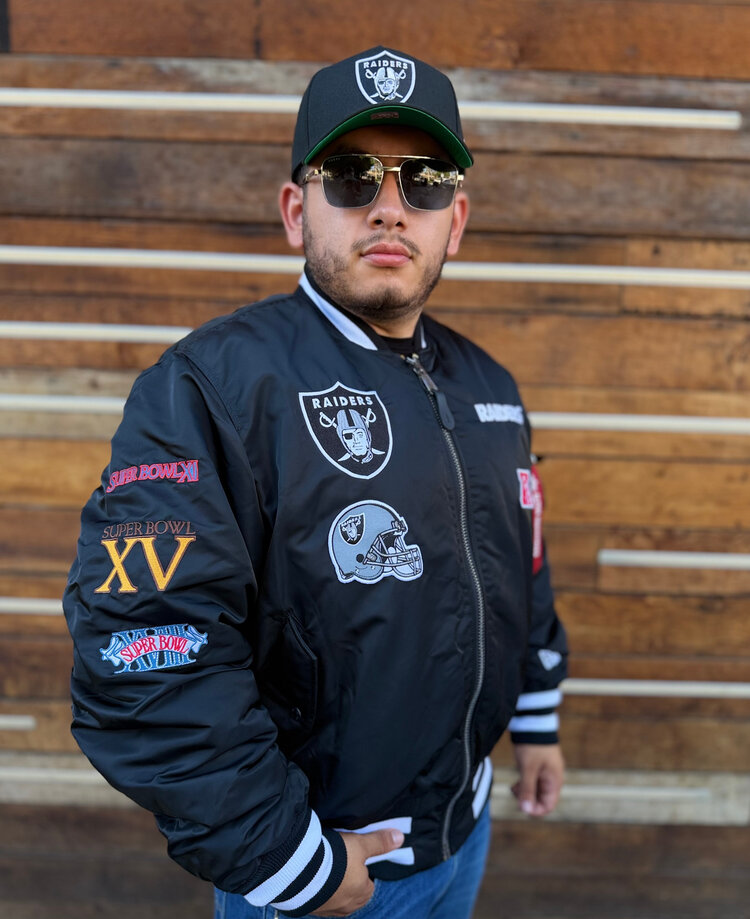 New Era Raiders Men's NE Black Alpha Jacket