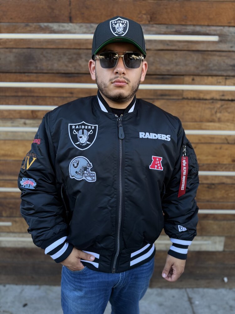 New Era Raiders Men's NE Black Alpha Jacket