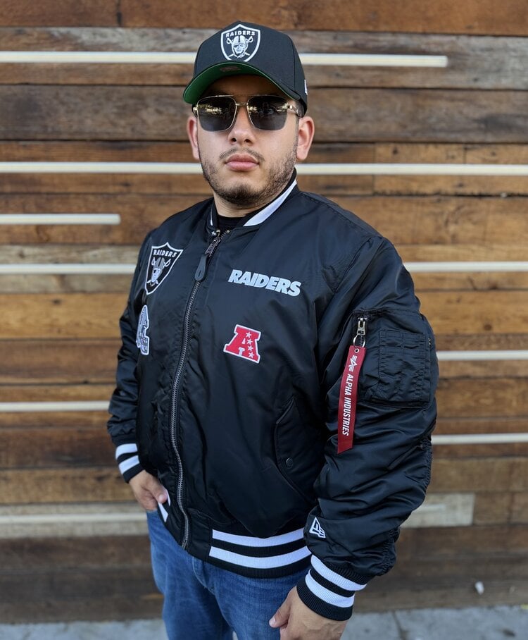 New Era Raiders Men's NE Black Alpha Jacket
