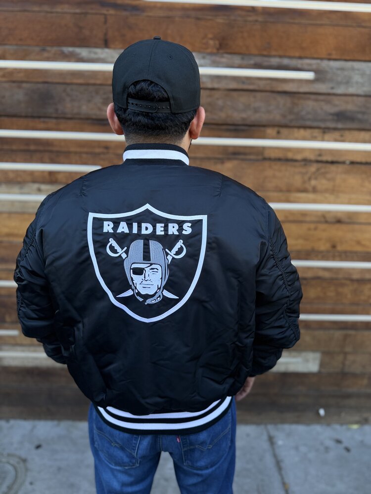 New Era Raiders Men's NE Black Alpha Jacket