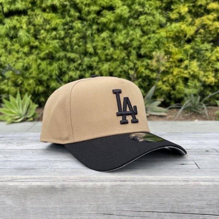 New Era LA Dodgers Khaki/Black 940 A-Frame