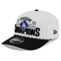New Era LA Dodgers 2026 NL West Division Champions Locker Room 970 Stretch Snap Hat