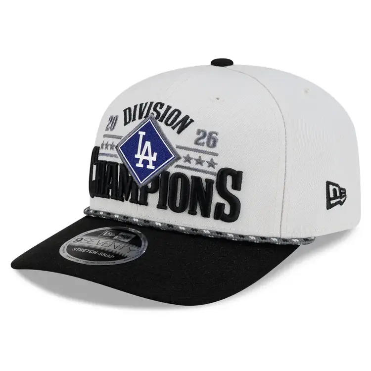 New Era LA Dodgers 2026 NL West Division Champions Locker Room 970 Stretch Snap Hat