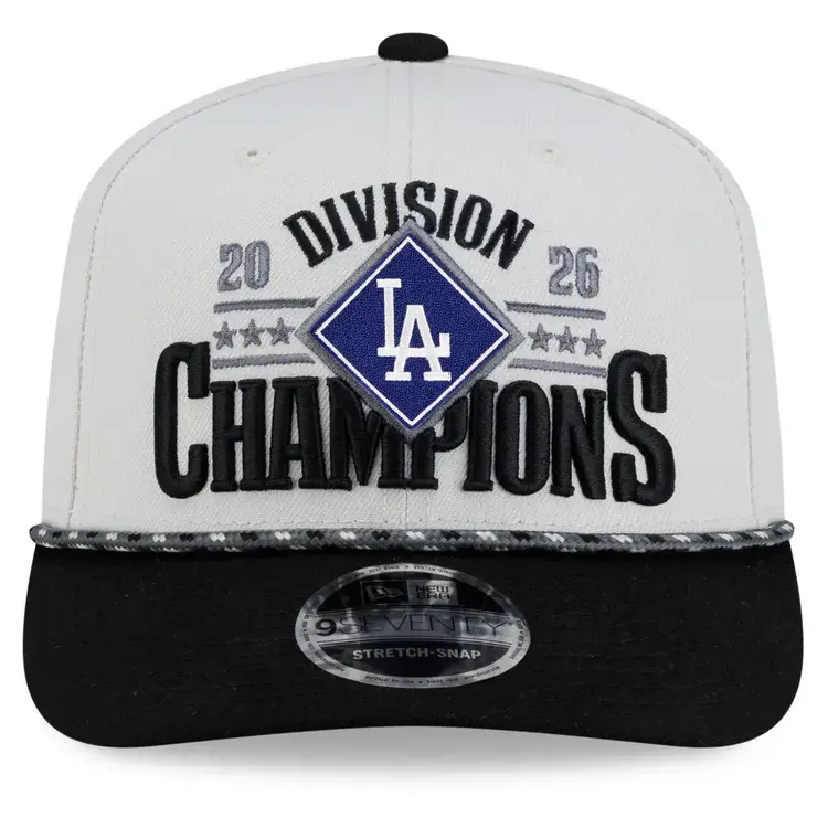 New Era LA Dodgers 2026 NL West Division Champions Locker Room 970 Stretch Snap Hat