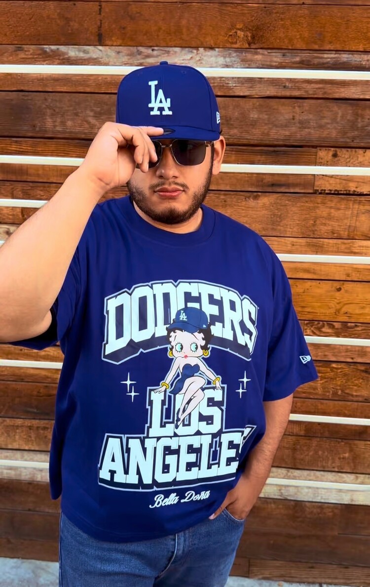 New Era LA Dodgers x Bella Dona Men's Betty Boop Royal Tee