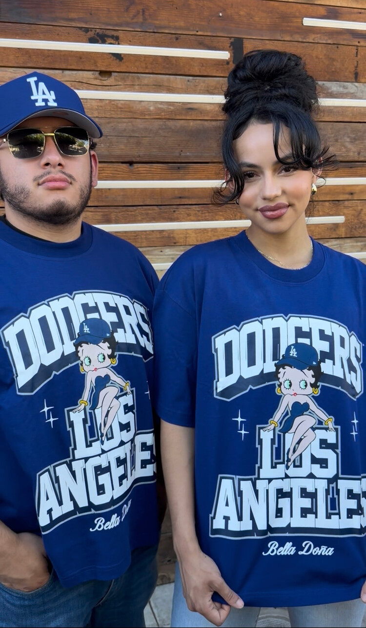 New Era LA Dodgers x Bella Dona Men's Betty Boop Royal Tee