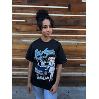 New Era LA Dodgers x Bella Dona Women's Betty Boop Black Tee